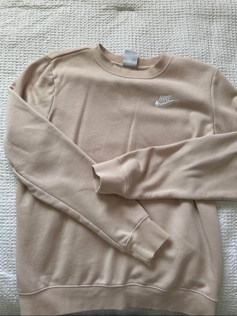 Nike Women’s Crewneck Sweatshirt in Light Beige